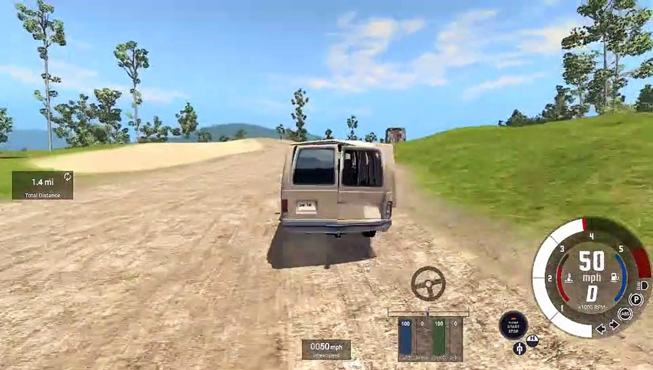 BeamNG.Drive - The Endurodrome - H-Series 70's Vanster