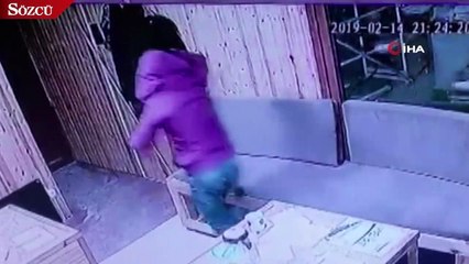 Yirmi saniyede televizyon hırsızlığı