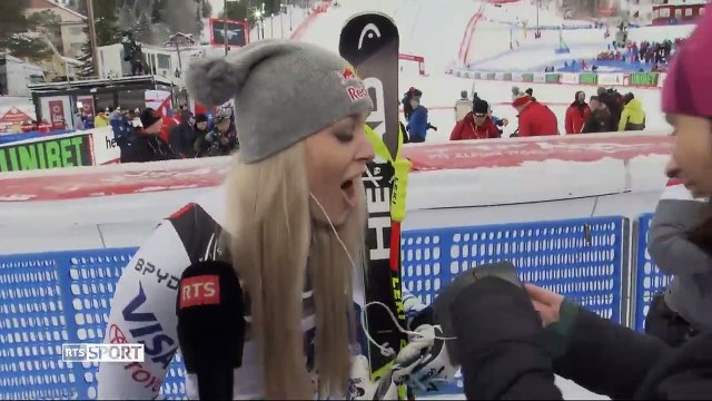 Ski - Alpine Skiing GOAT Lindsey Vonn reacting to a Roger Federer’s message