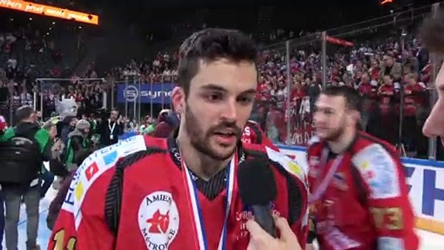 HOCKEY SUR GLACE 2019-02-17 Louis Belisle # 11 Défenseur des Gothiques d’Amiens