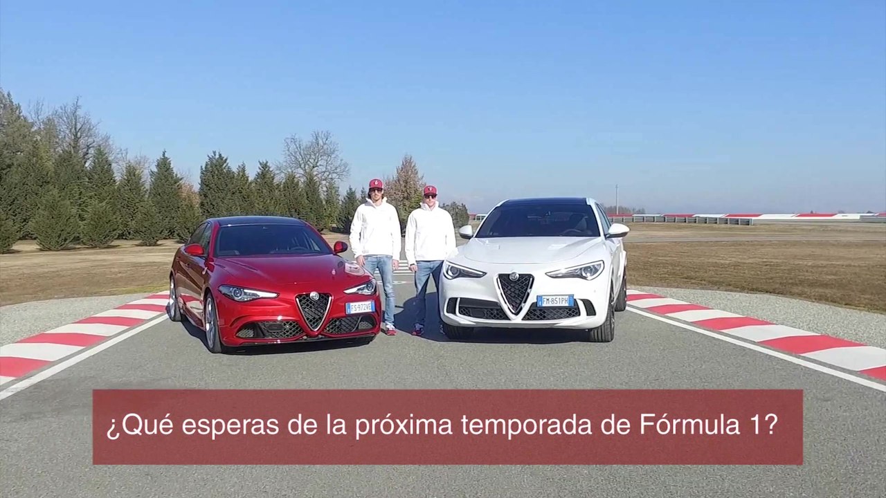 5 preguntas a los pilotos de Alfa Romeo Racing - Kimi Räikkönen y Antonio Giovinazzi