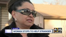 Woman stops to help stranger killed in Gilbert crash