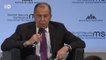 Глава МИД РФ Сергей Лавров обрушился с критикой на Запад на Мюнхенской конференции по безопасности
