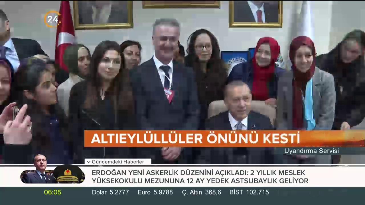 Cumhurbaşkanı vatandaşlarla sohbet etti