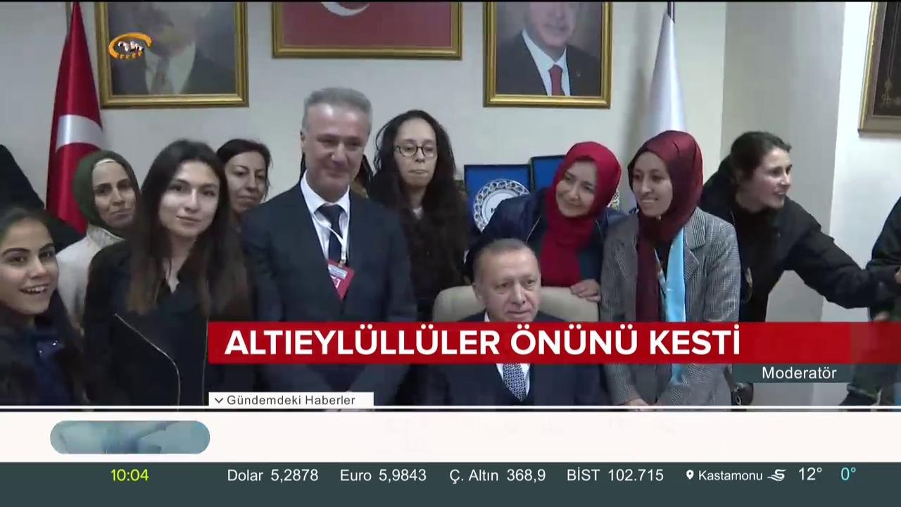 Vatandaşlarla sohbet etti