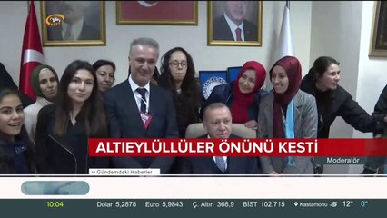 Vatandaşlarla sohbet etti