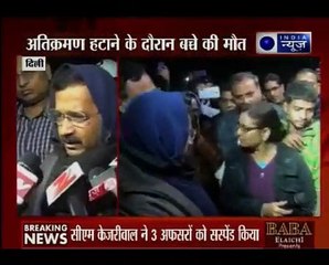 Demolition drive in Delhi's Shakurbasti leaves a child dead, thousands homeless