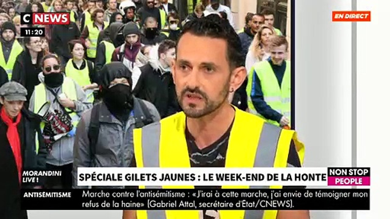 Morandini Live: Au bord des larmes, un gilet jaune lance un appel: "Réveillez-vous les gars ! On n'est pas dans la rue pour être violent ou antisémite" - VIDEO