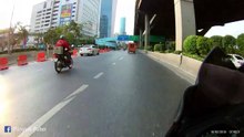 ใจทรามสุด ๆ ปาดหน้ากะทันหัน หวิดเกิดอุบัติเหตุ