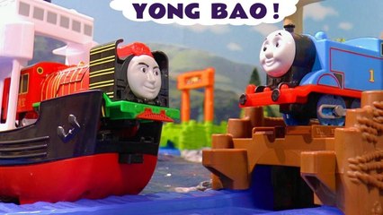 Thomas and Friends Yong Bao Rescue with Funny Funlings after Accident with help from Iron Man - A family friendly full episode english story for kids