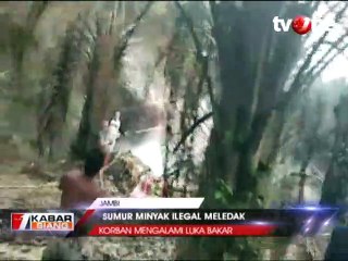 Sumur Minyak Ilegal Meledak, Satu Orang Tewas