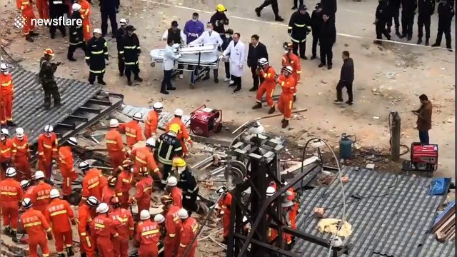Illegal residential building collapses killing three in southern China