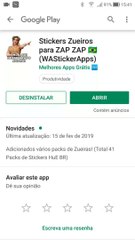Stickers Zueiros BR HuE para WhatsApp! Link do App na Descrição!