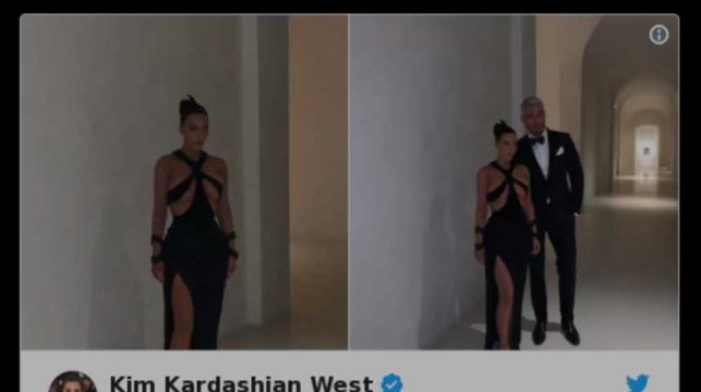 Kim Kardashian fait le buzz avec sa robe signée Thierry Mugler