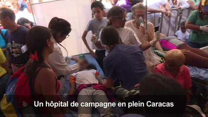 A Caracas, des consultations médicales offertes aux habitants