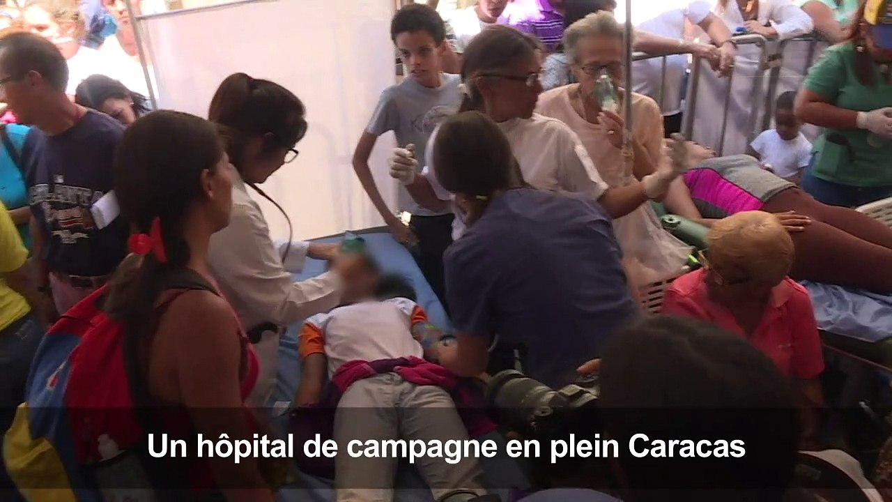 A Caracas, des consultations médicales offertes...
