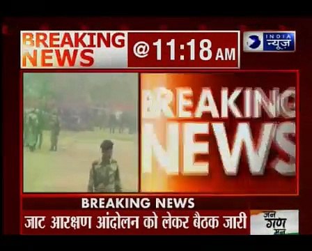 Jat Quota Row_ Troops airlifted to Rohtak after protesters block entry of milita
