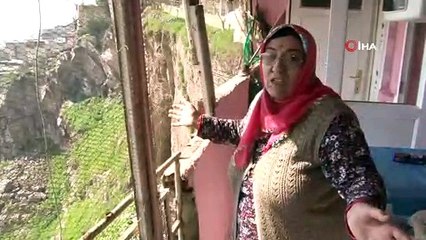 Çiçek Mahallesi Sakinleri Heyelan Nedeniyle Korku Dolu Günler Yaşıyor