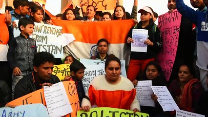 New Delhi protests after soldiers killed in Kashmir