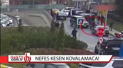 Film sahnelerini aratmayan kovalamaca!