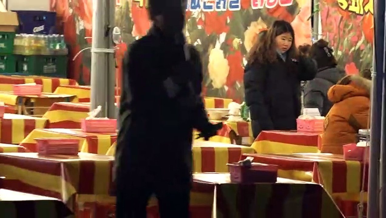 *점팔이*품바- 입김이 담배연기처럼 나오는 12월 영동, 첫날 밤공연 _.12.14