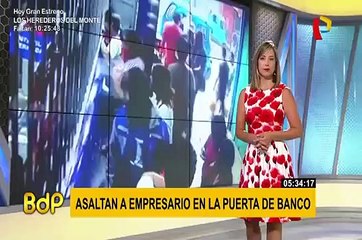 Barranca: asaltan a empresario cuando iba a depositar cuantiosa suma de dinero