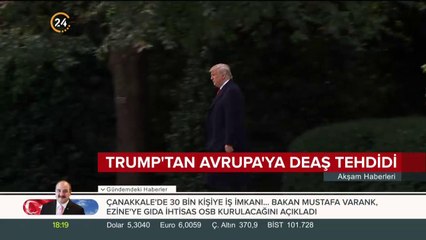 Trump'tan Avrupa'ya DEAŞ tehdidi
