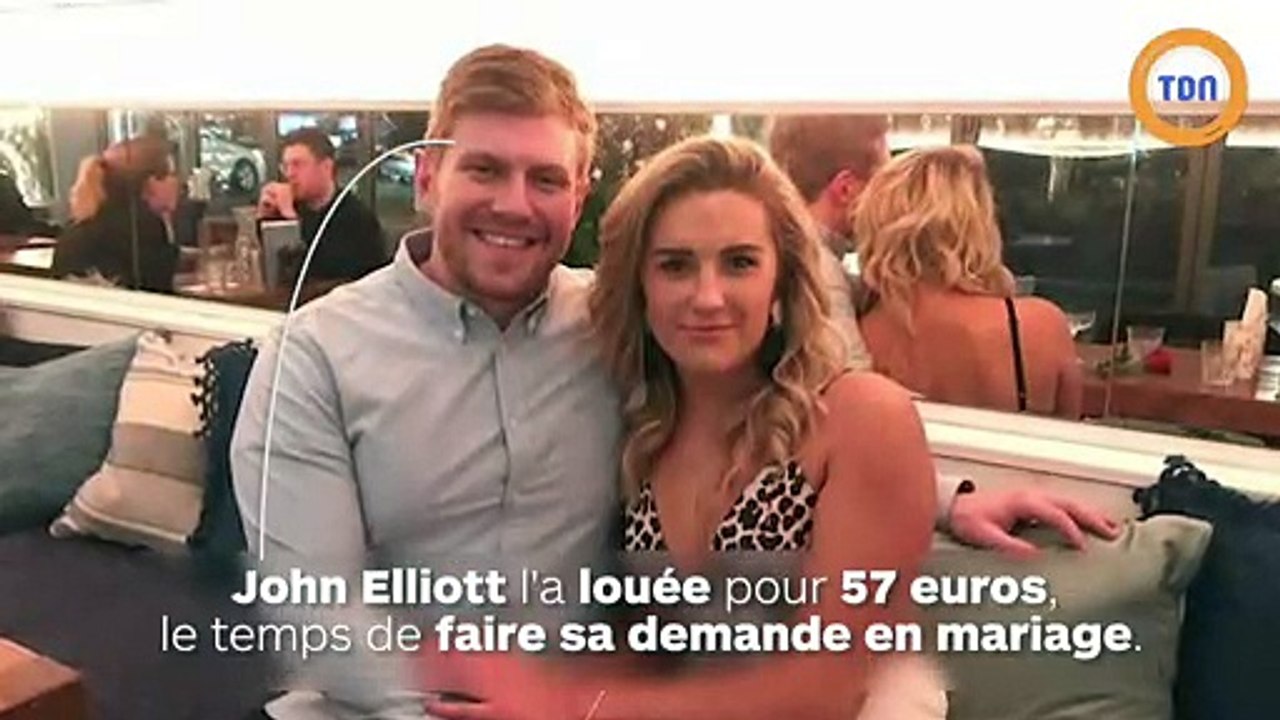 Il loue sa bague de fiançailles pour sa demande !