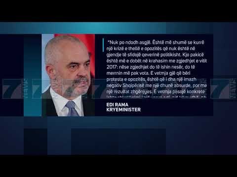 RAMA INTERVISTE PER «CORRIERE», «S’KA ZGJEDHJE TE PARAKOHSHME» - News, Lajme - Kanali 7