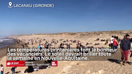 Les températures printanières font le bonheur des vacancier. Le soleil devrait briller toute la semaine en Nouvelle-Aquitaine