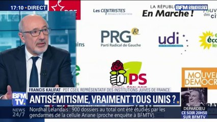 Francis Kalifat, président du CRIF: "Il faut un sursaut national, mais il ne faut pas que ces manifestations se limitent aux partis"