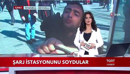 Şarj İstasyonunu Soydular