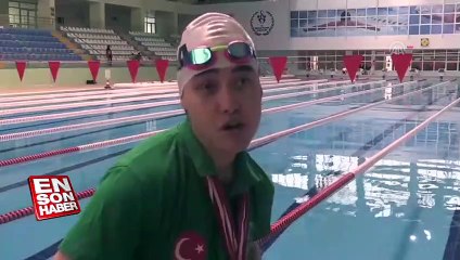 Bedensel engelli Eda'nın başarı öyküsü