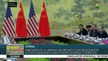 Xi se reúne con delegados de EEUU para forjar acuerdo comercial