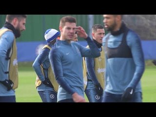 Chelsea Train Before Europa League Match Against Malmo