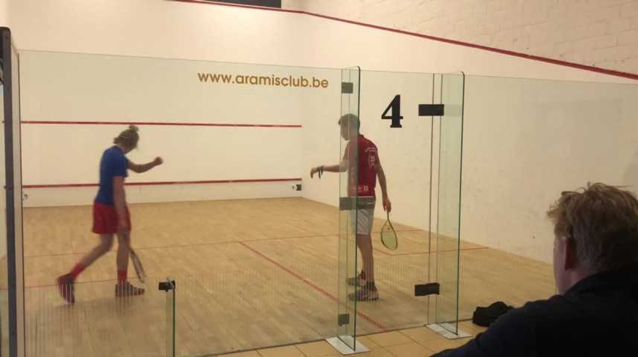 Championnats de Belgique de squash à Mons: Giulian Lupant s’incline en finale
