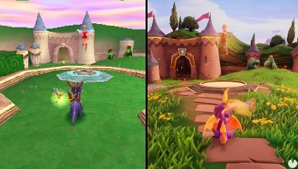 Spyro the Dragon 1998 vs 2018