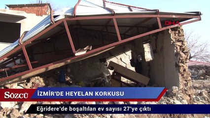 Heyelan bölgesi Eğridere’de boşaltılan ev sayısı 27’ye çıktı