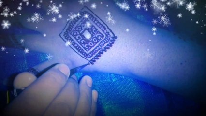 Beautiful Square shape Mehndi design By MMP