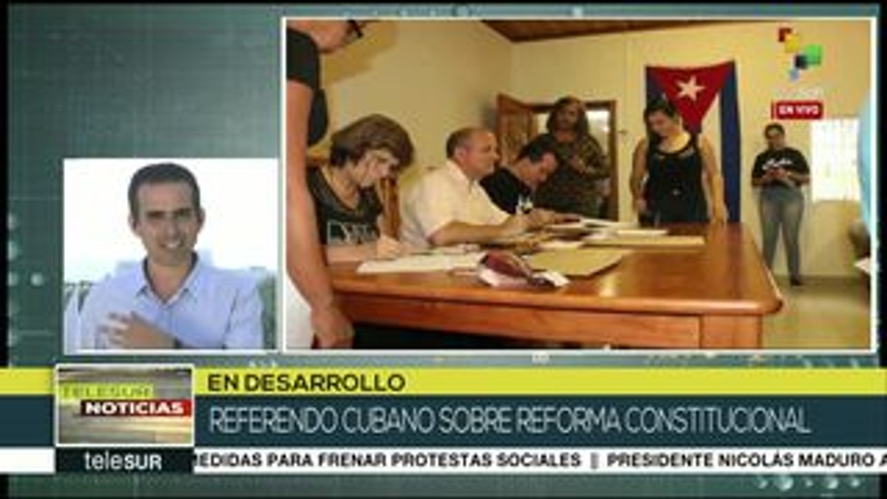 Alistan cubanos referendo constitucional para el 24-F