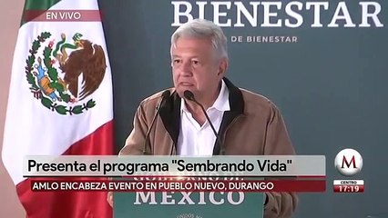 AMLO presentara programa Sembrando Vida