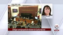 Oposición en Senado entrega contrapropuesta sobre Guardia Nacional
