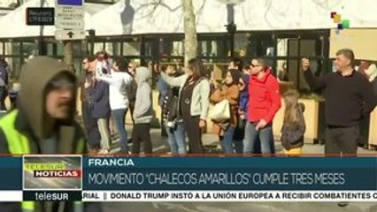Aplauden franceses 3 meses de marchas sabatinas de Chalecos Amarillos