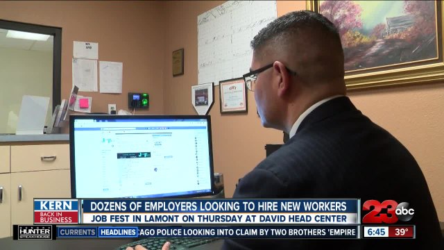 Kern Back In Business: Lamont prepares for Job Fest