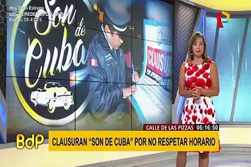 Calle de las Pizzas: clausuran conocido bar por no respetar horario de atención