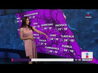 Pronóstico del clima para este 14 de febrero |  Noticias con Yuriria Sierra