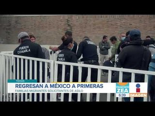 Tải video: Estados Unidos regresa a México a las primeras familias centroamericanas | Noticias con Paco Zea