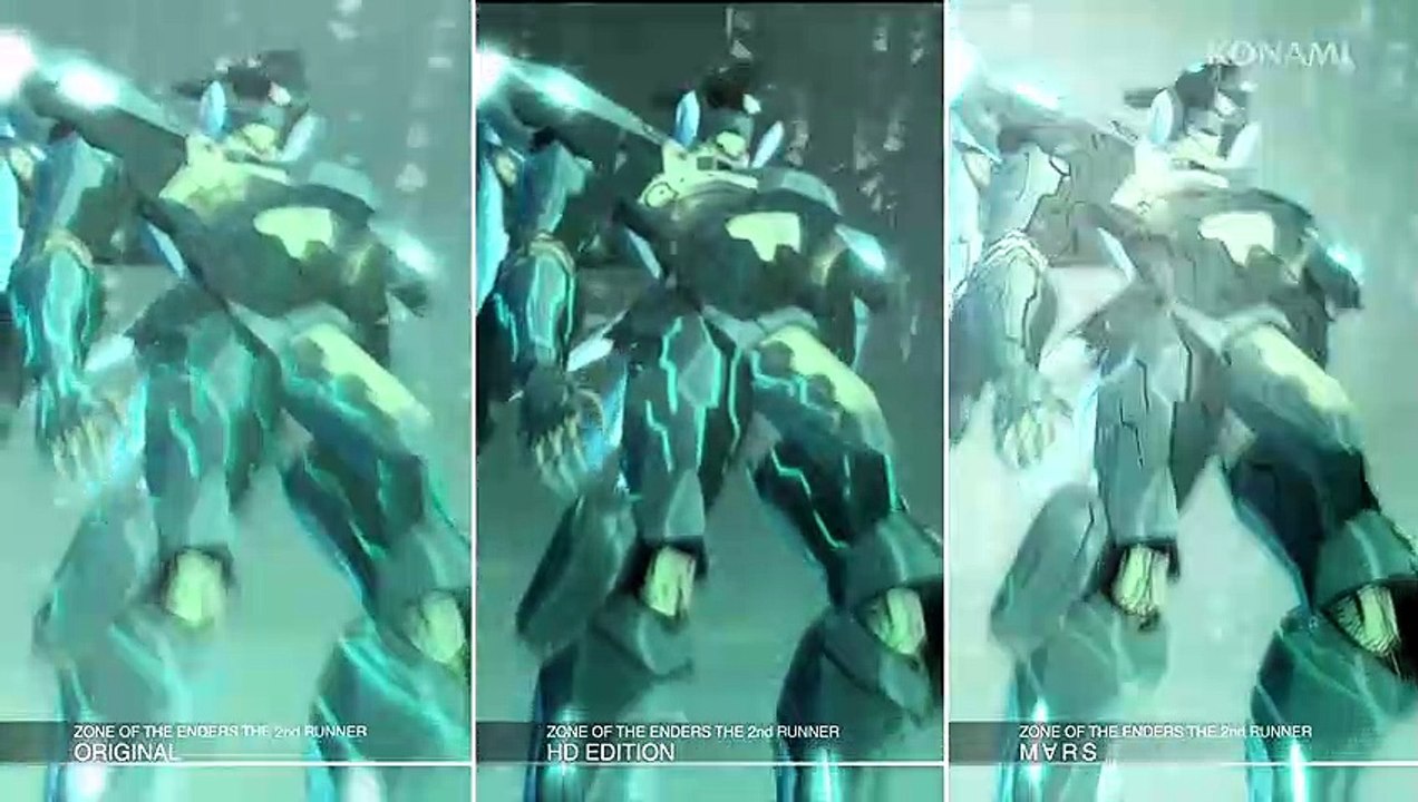 Zone of the Enders: The 2nd Runner - Mars - Comparativa gráfica