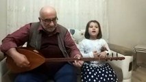 İzmir Marşı : Seslendiren:Azra Elif TÜRKMEN:Bağlama:Mustafa GÜNER