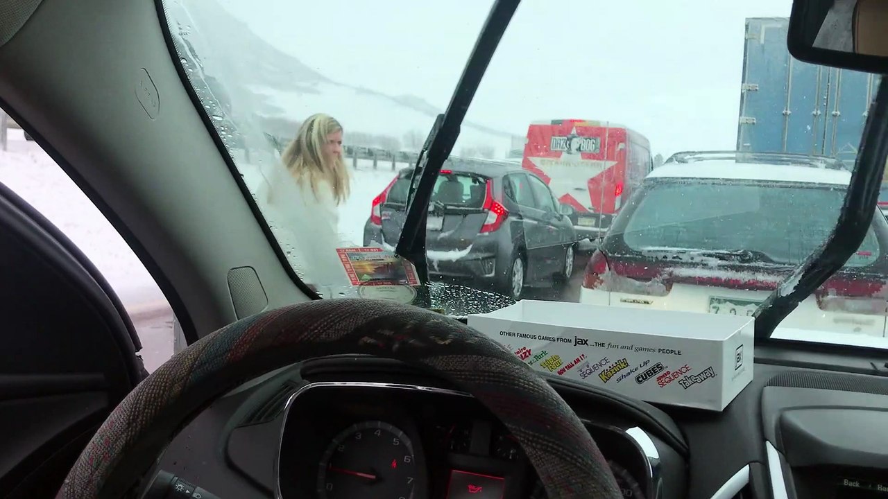 Mother Embarrasses Son in Traffic Jam